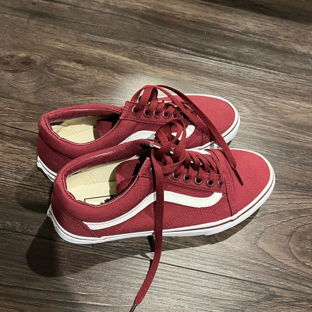 Vans Red Old Skool Sneakers
